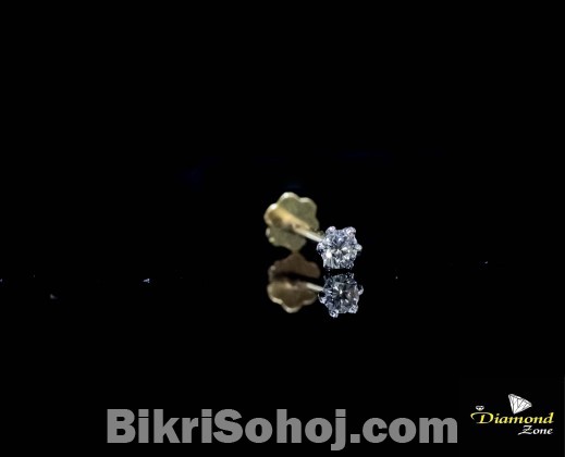 Single Stone Diamond Nose-Pin discount 50%